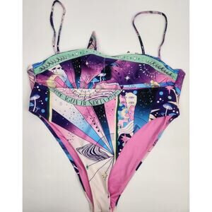 Agua Bendita Multicolor Graphic Bikini